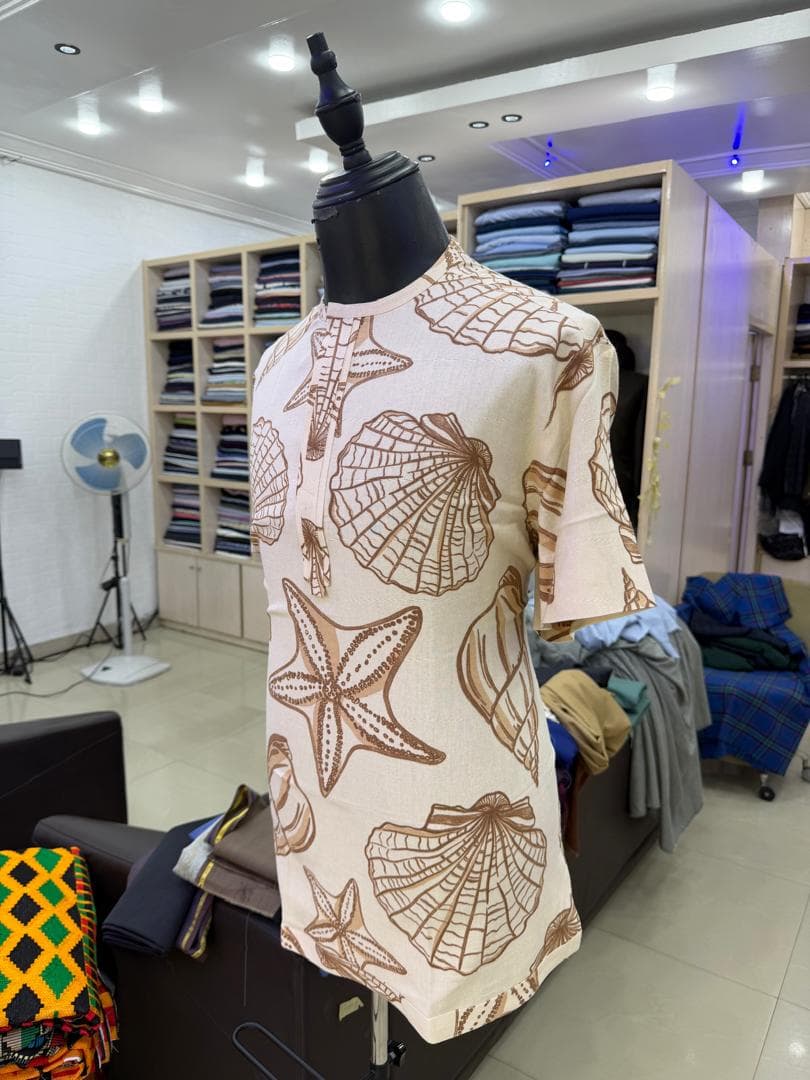 Shell Print Tunic